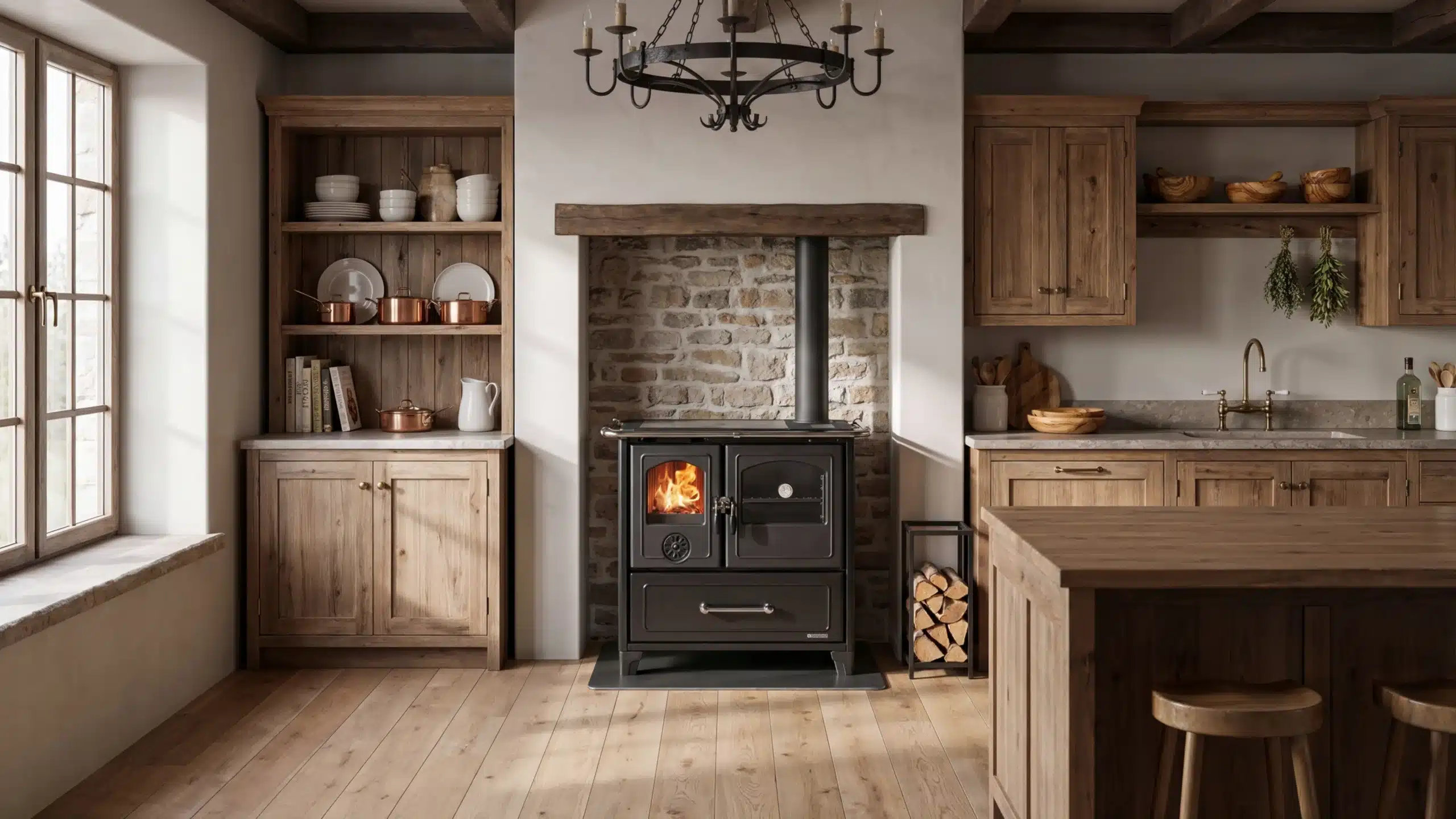 Cucina a legna NORDICA modello FAMILY VST 8 kW - immagine 2