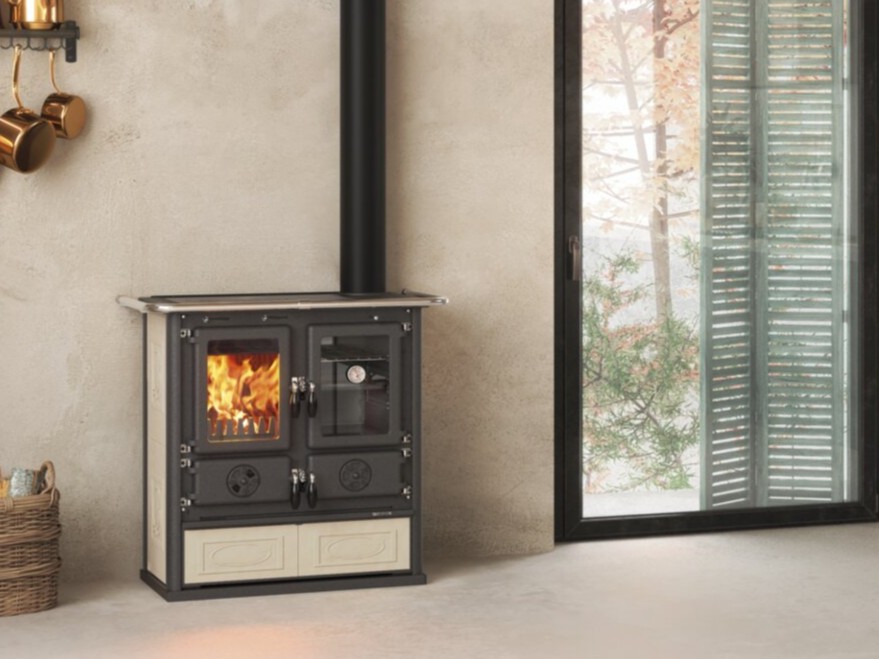 Cucina a legna NORDICA modello ROSETTA VST.16 Ceramica 7.9 kW - immagine 2