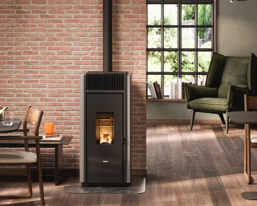 Stufa a pellet CADEL modello BOLD 7 UP-TWIN 7 kW - immagine 2