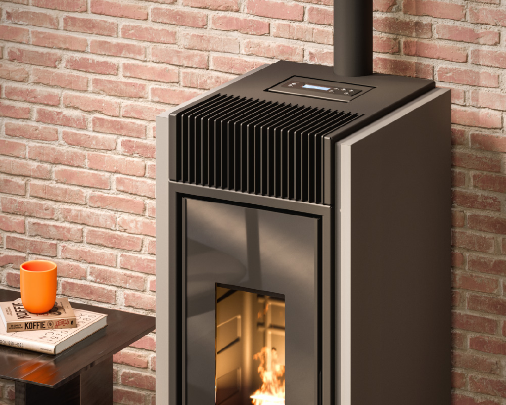 Stufa a pellet CADEL modello BOLD 7 UP-TWIN 7 kW - immagine 3