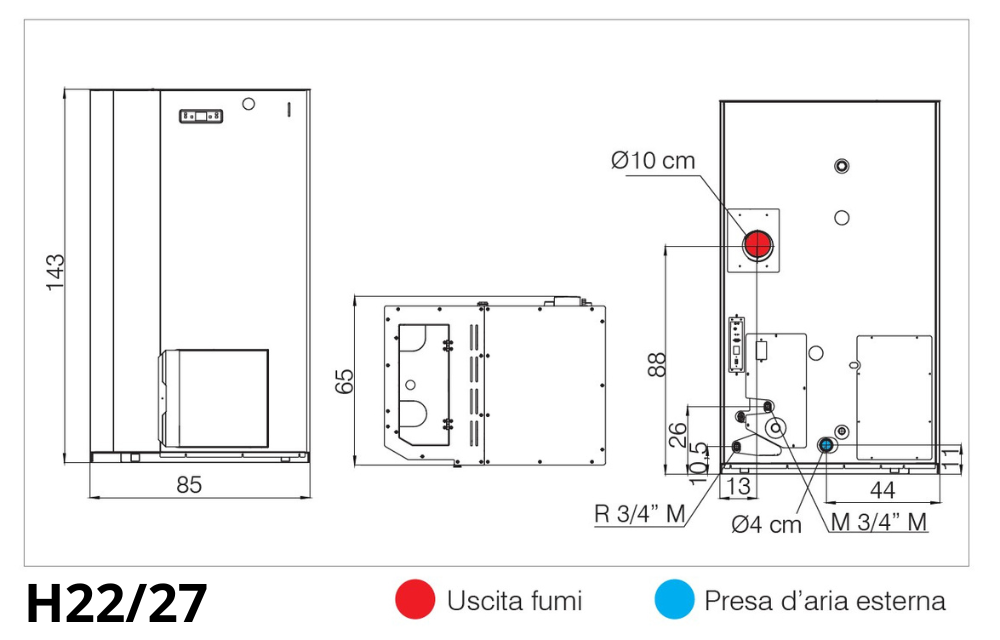 EDILKAMIN pellet boiler model LAGUNA2 P18 - P24 - P29 (Copia) - Image 4