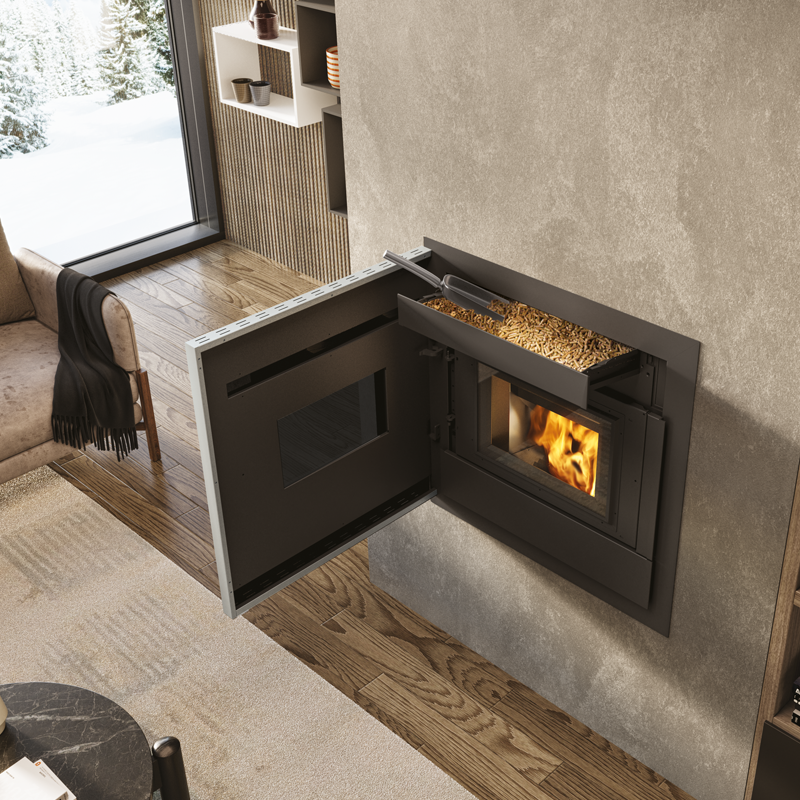 EDILKAMIN 5 Star Pellet Insert PELLKAMIN EVO 8 model (Copia) - Image 4