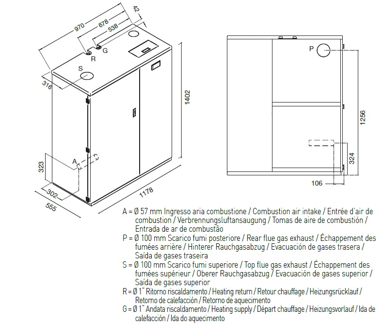 Class 5 pellet boiler EVA CALOR SOLA 15 kW (Copia) (Copia) - Image 2