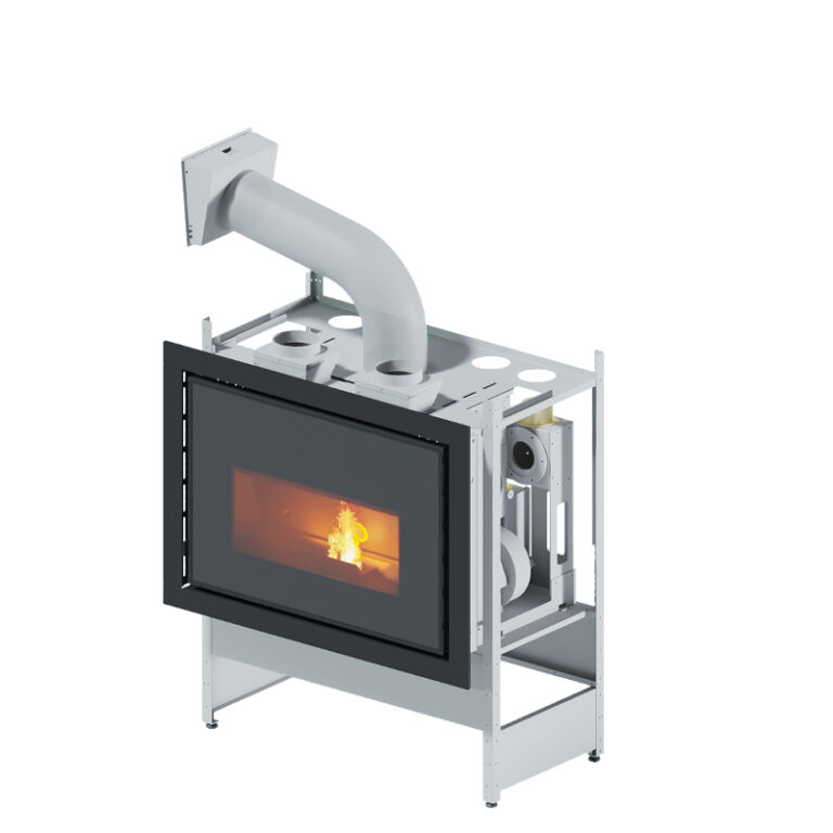 Inserto a pellet EVA CALOR modello KRIS 12,4 kW