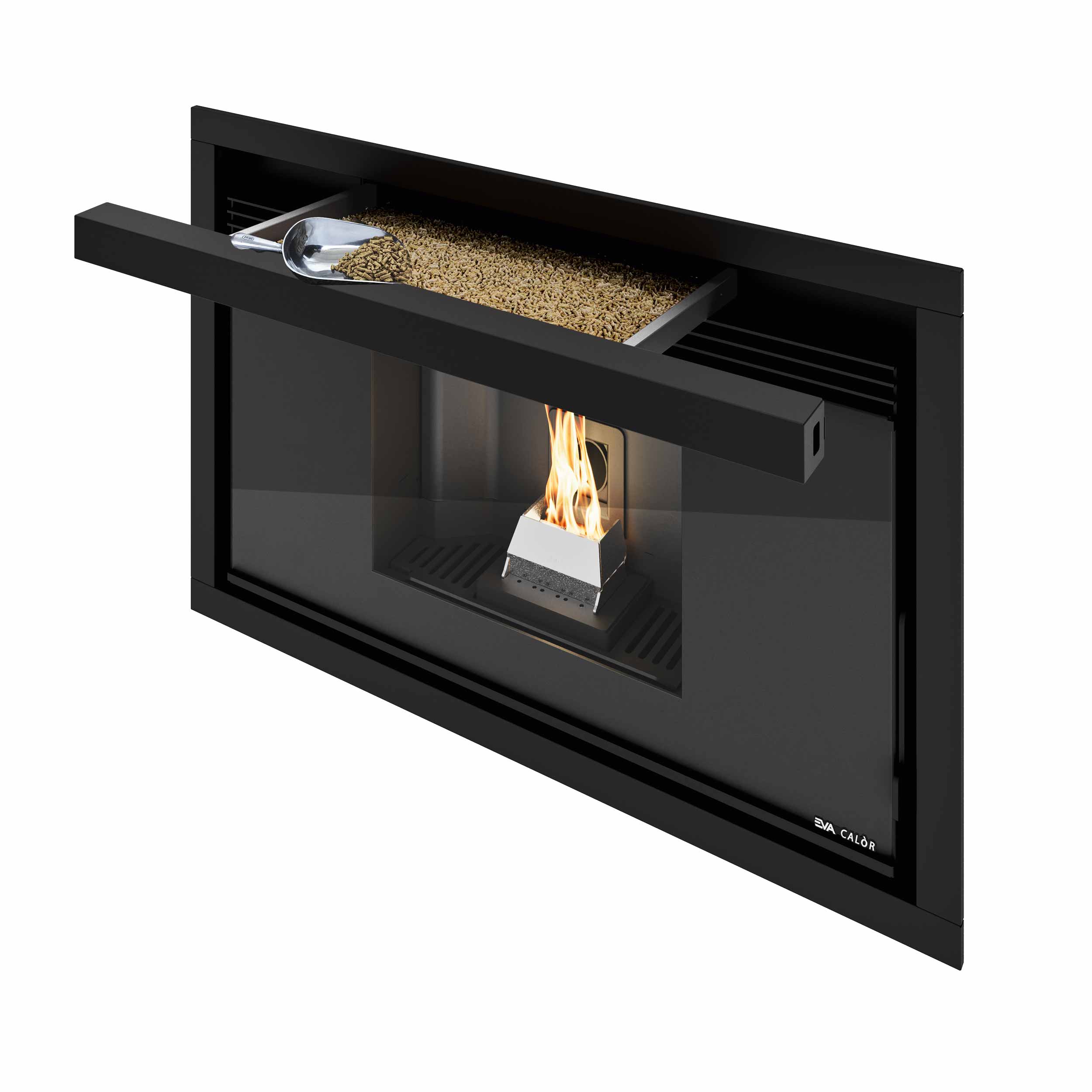 Inserto a pellet EVA CALOR modello TOMMASO 9,5 kW - immagine 3