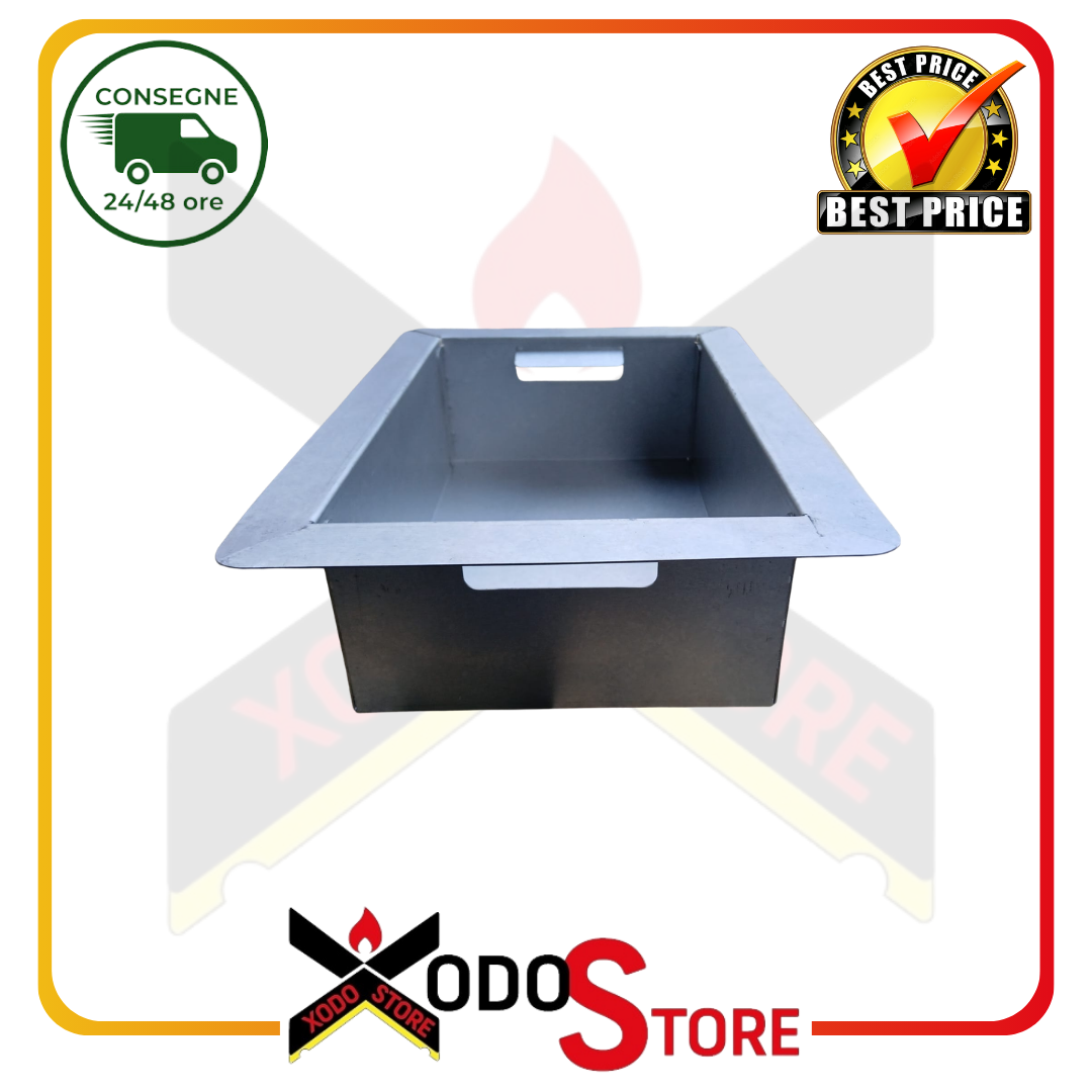 Cassetto cenere 30×22 cm COMPATIBILE PALAZZETTI 165120020 - immagine 2