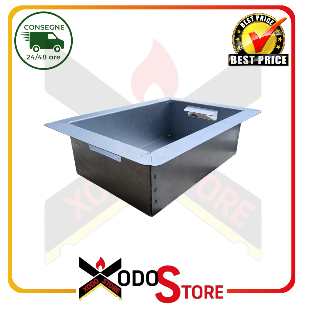 Cassetto cenere 30×22 cm COMPATIBILE PALAZZETTI 165120020 - immagine 3