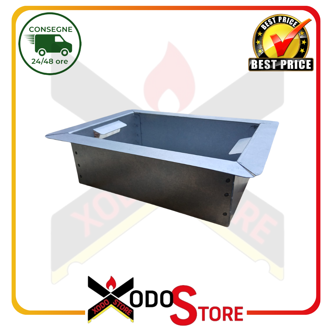 Cassetto cenere 30×22 cm COMPATIBILE PALAZZETTI 165120020 - immagine 4