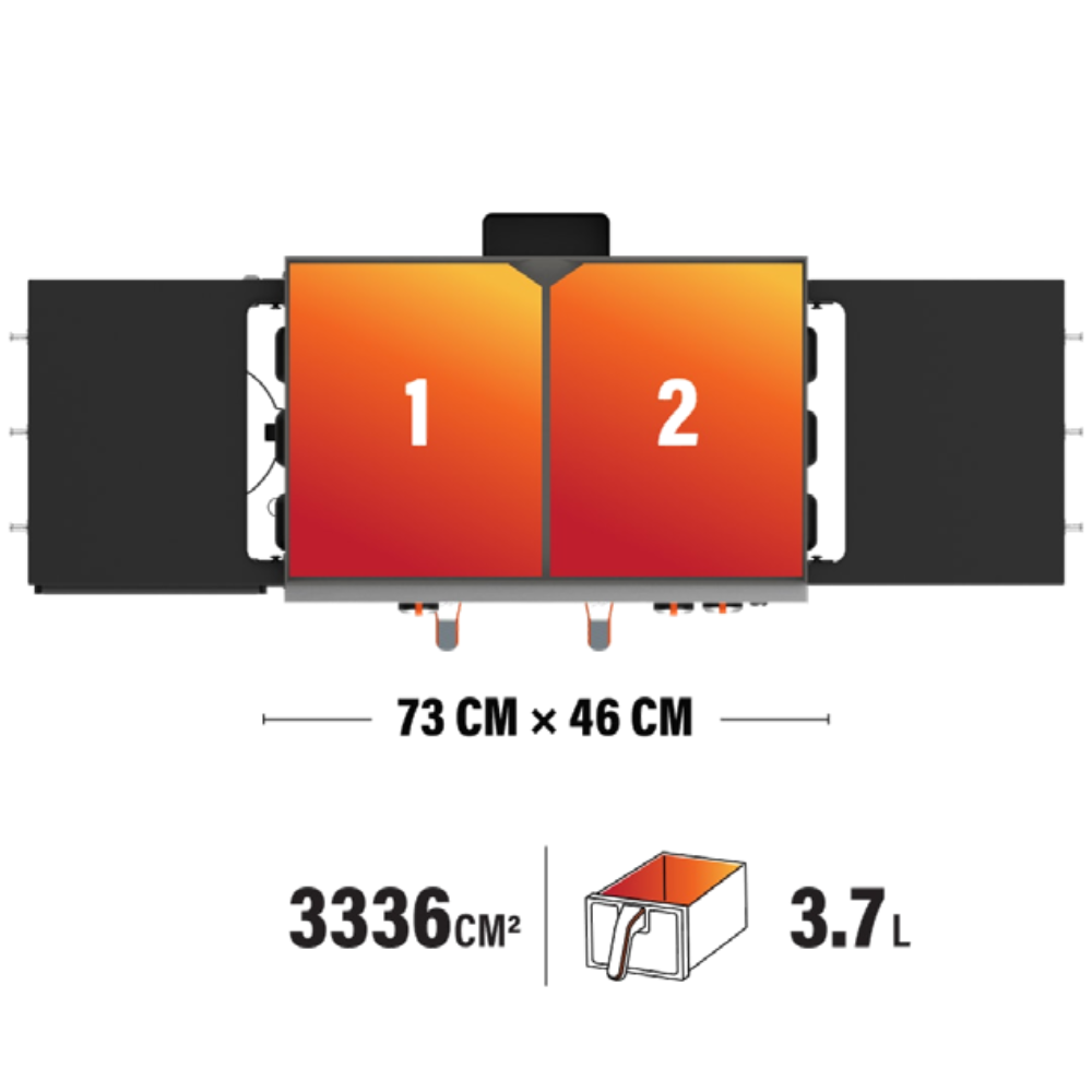 Piastra BLACKSTONE PLANCHA a gas 28” con Friggitrice Aria - immagine 4