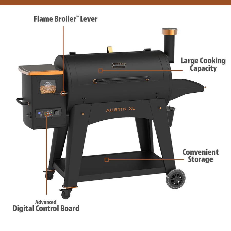 Barbecue a pellet PIT BOSS modello ONYX AUSTIN XL 1000 - immagine 4
