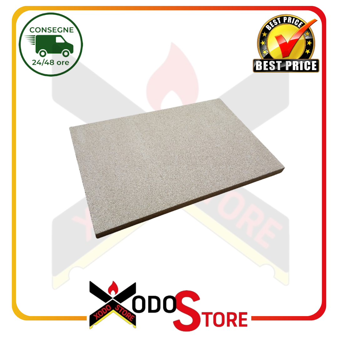 PANNELLO IN VERMICULITE 250 x 440 x 25 mm SUPERIORE ORIGINALE THERMOROSSI CODICE 70009799 - immagine 2
