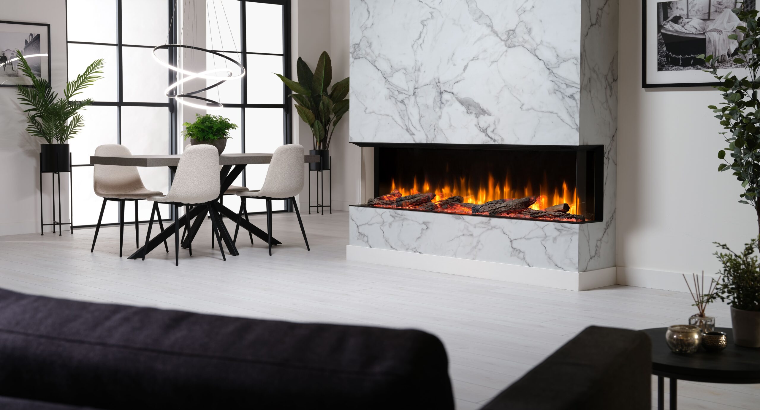 Caminetto elettrico MAISON FIRE modello IGNITE ULTRA 40-50-60-74