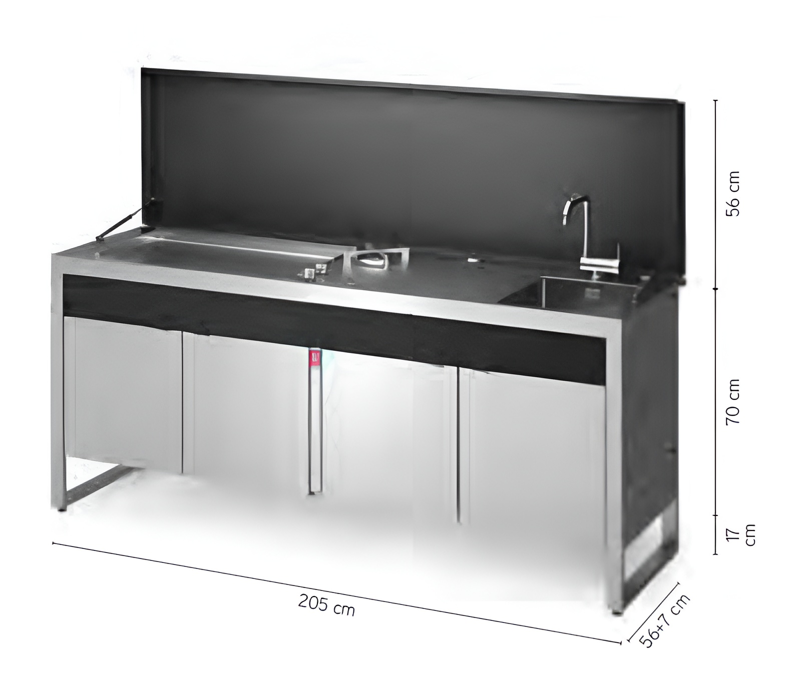 Plancha Electric Griddle PLANET CHEF 80.EL INOX (Copia) (Copia) - Image 2