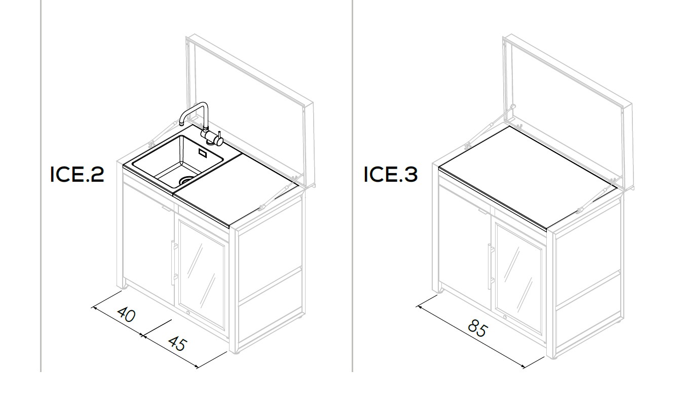 Cucina da esterno PLANET modello OASI 95.ICE 2 - 3 - immagine 3