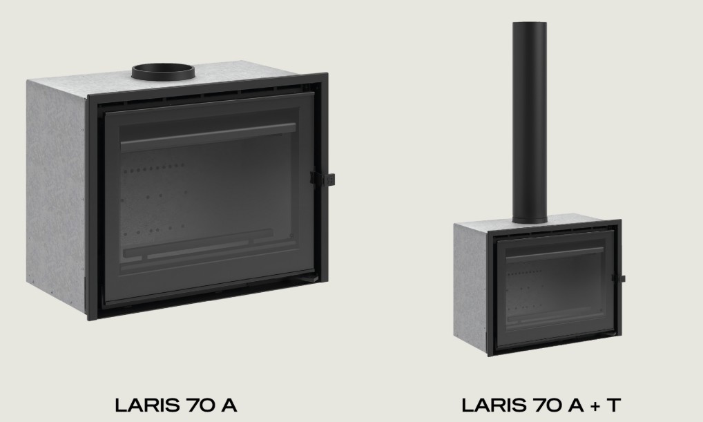 Inserto a legna ROCAL modello LARIS 70 A e LARIS 70 A +T - Image 3