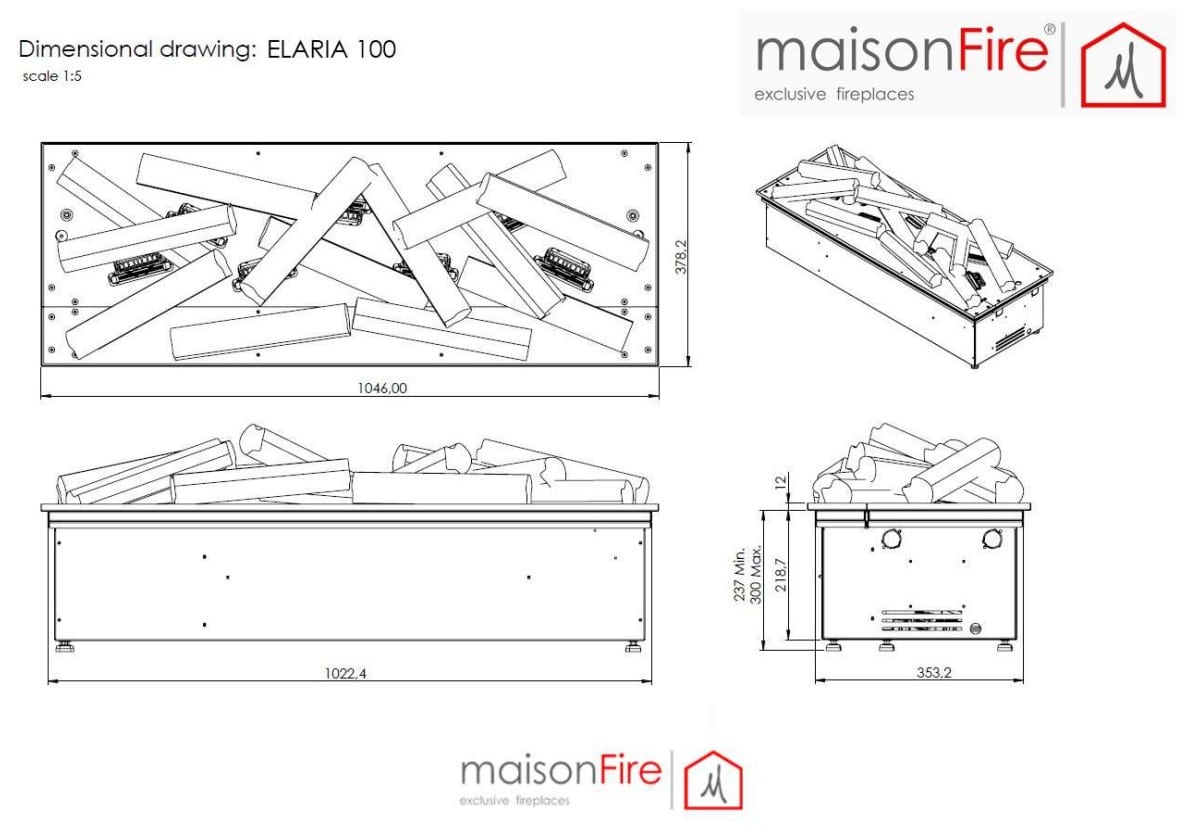 Bioethanol fireplace MAISON FIRE model 120 RECESSED FRONT - CORNER - THREE-SIDED (Copia) (Copia) (Copia) (Copia) (Copia) (Copia) (Copia) (Copia) (Copia) (Copia) (Copia) - Image 8