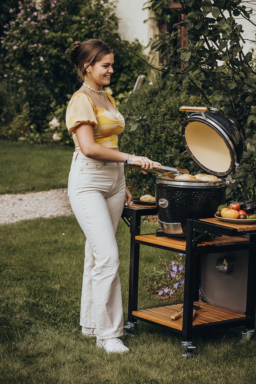 Barbecue kamado a carbonella MONOLITH modello JUNIOR - immagine 4