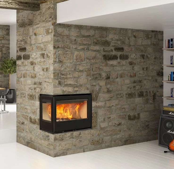 Inserto a legna ROCAL modello ARc 96 LD e ARc 96 LI - immagine 2