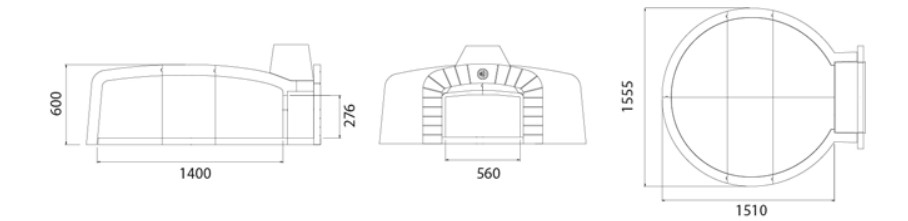 Forno a legna in muratura UNISTARA modello LINEA PRO 140 - immagine 3
