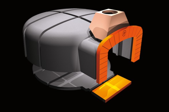 Forno a legna in muratura UNISTARA modello LINEA PRO 140 - immagine 2