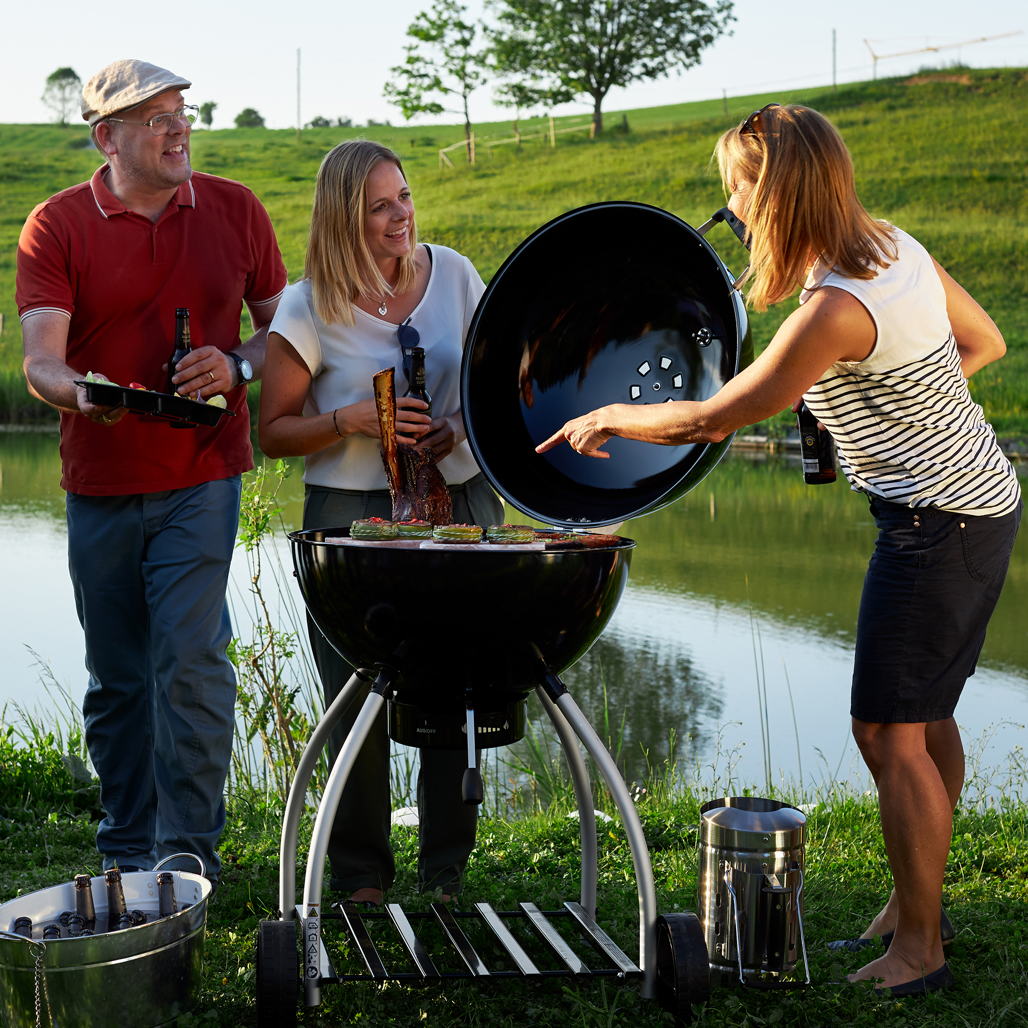 Barbecue a carbone ROSLE modello SPORT F50 - immagine 6