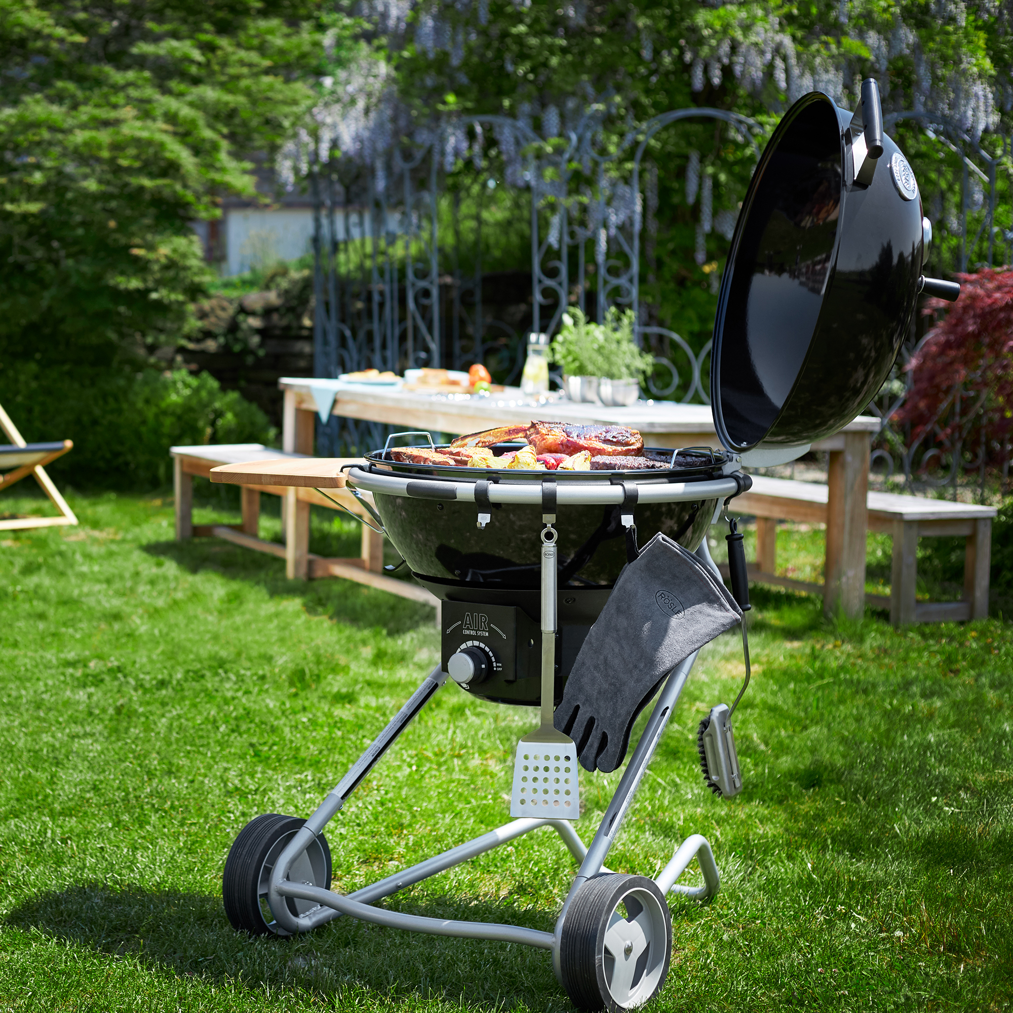 Barbecue a carbone ROSLE modello F60 AIR - immagine 9