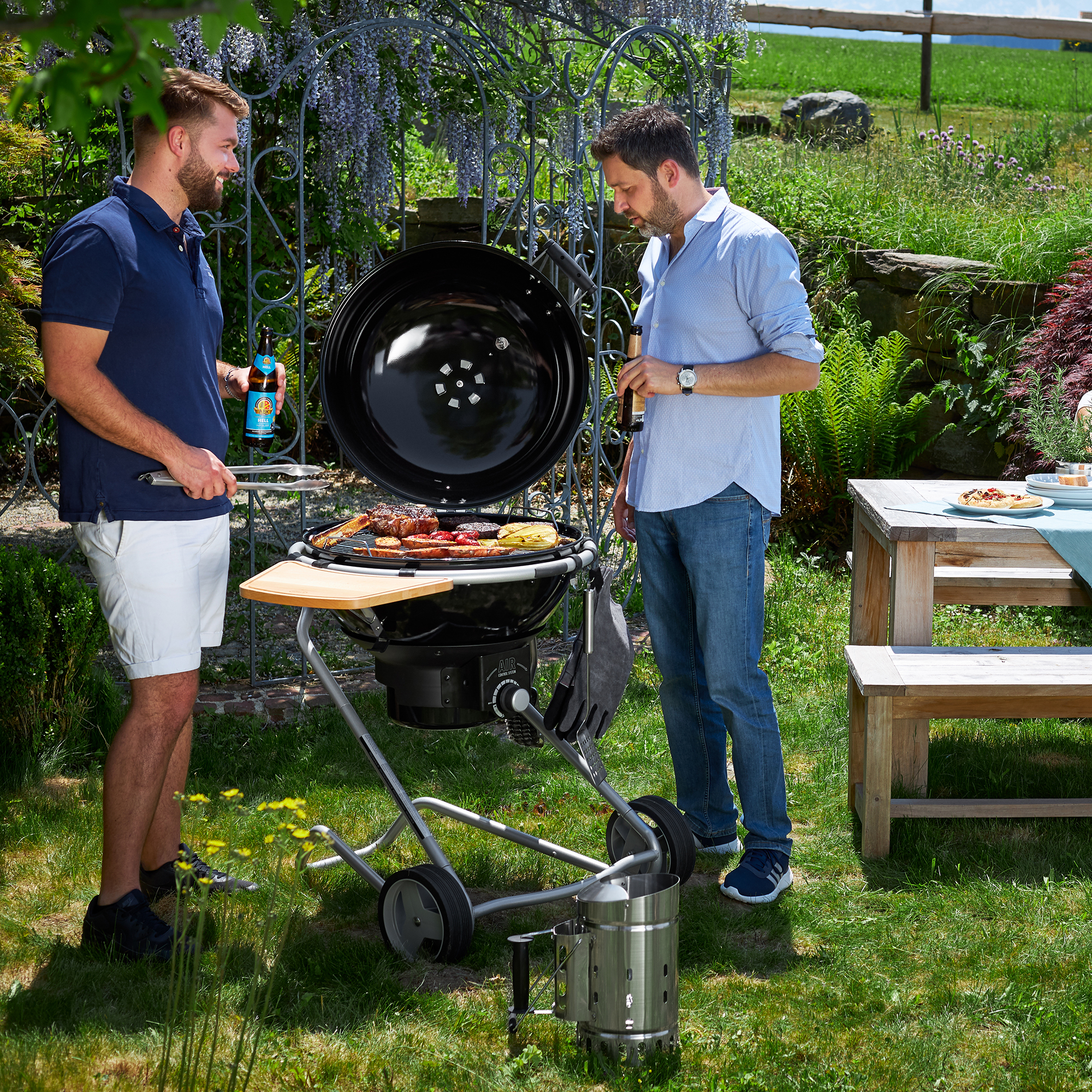 Barbecue a carbone ROSLE modello F60 AIR - immagine 8