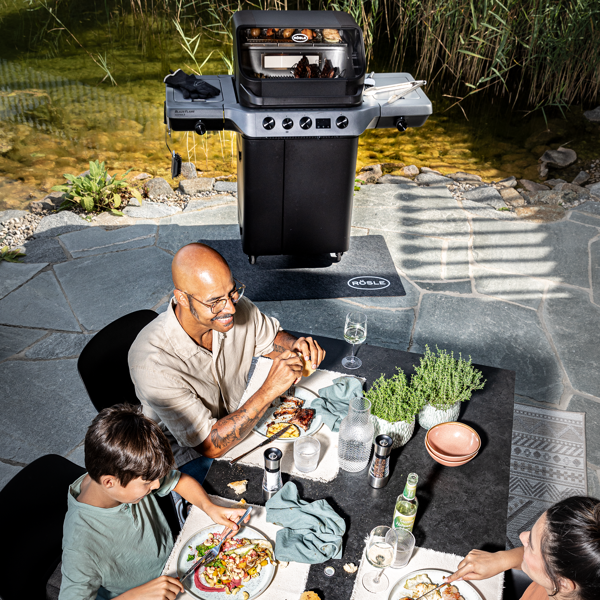 Barbecue a gas ROSLE modello BLAZEFLAME MASTER 3 - immagine 13