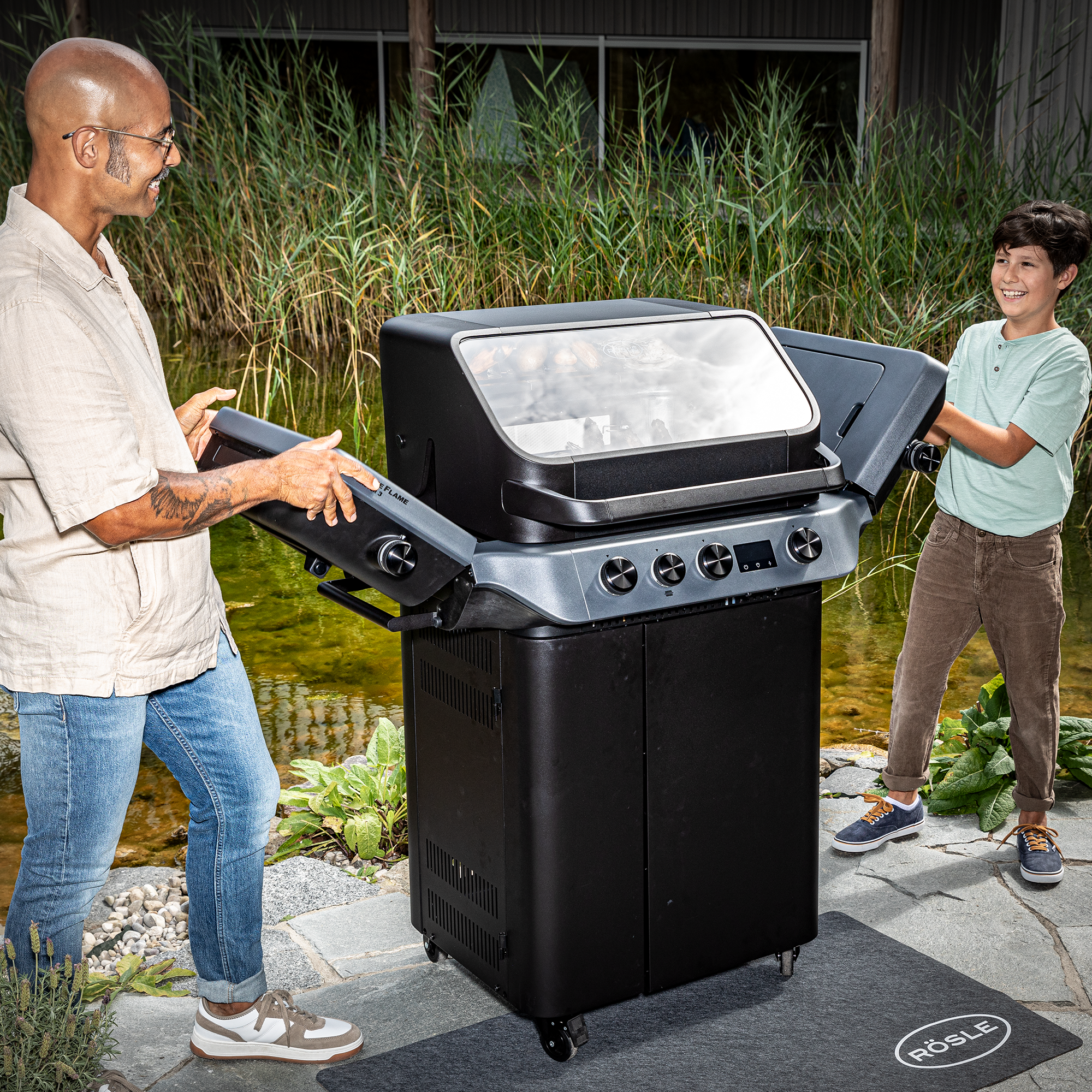 Barbecue a gas ROSLE modello BLAZEFLAME MASTER 3 - immagine 5