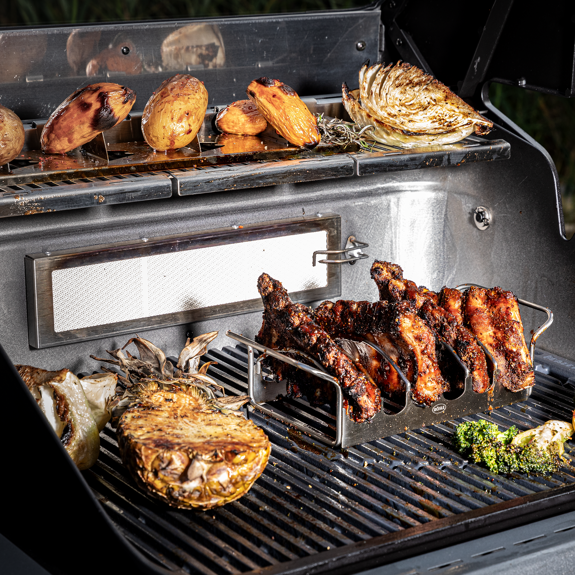 Barbecue a gas ROSLE modello BLAZEFLAME MASTER 3 - immagine 6