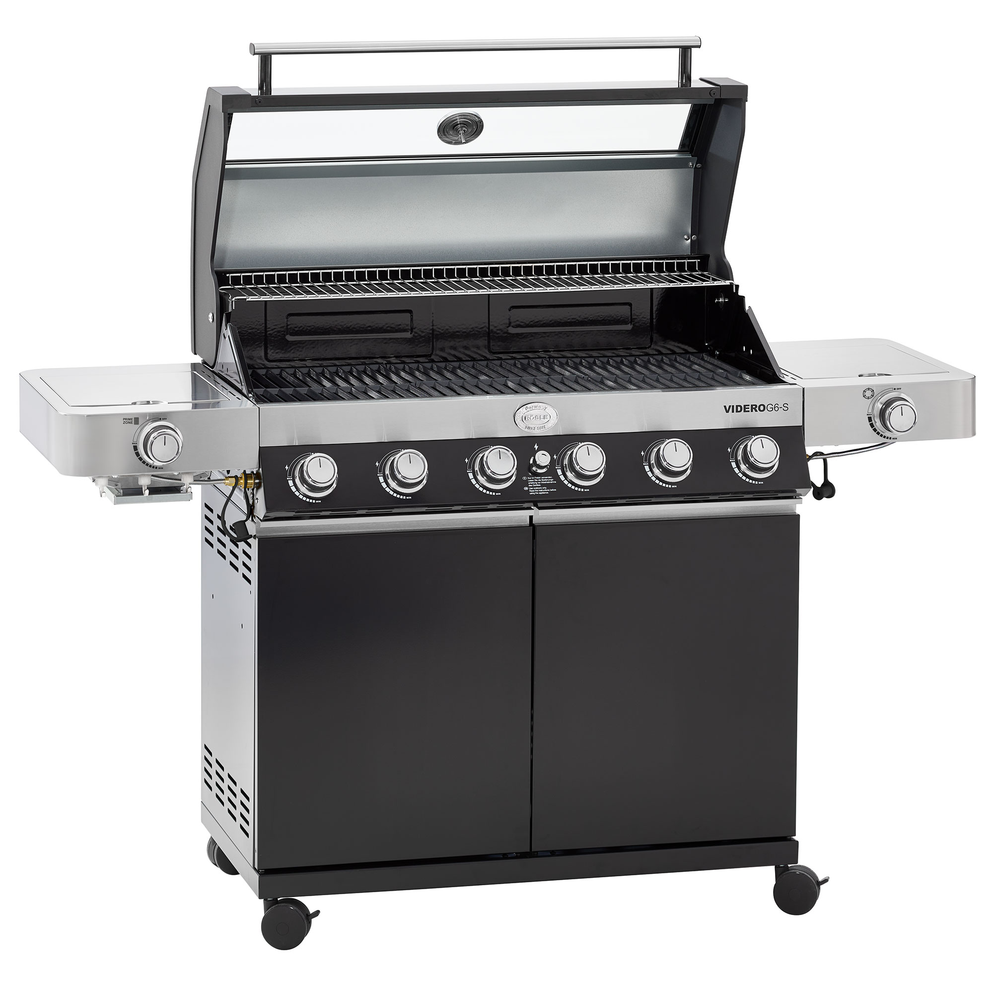 Gas barbecue grill OUTDOORCHEF model ASCONA 570 G 8.5 kW ALL BLACK 18.128.58 (Copia) (Copia) (Copia) (Copia) (Copia) (Copia) (Copia) (Copia) (Copia) (Copia) (Copia) - Image 2