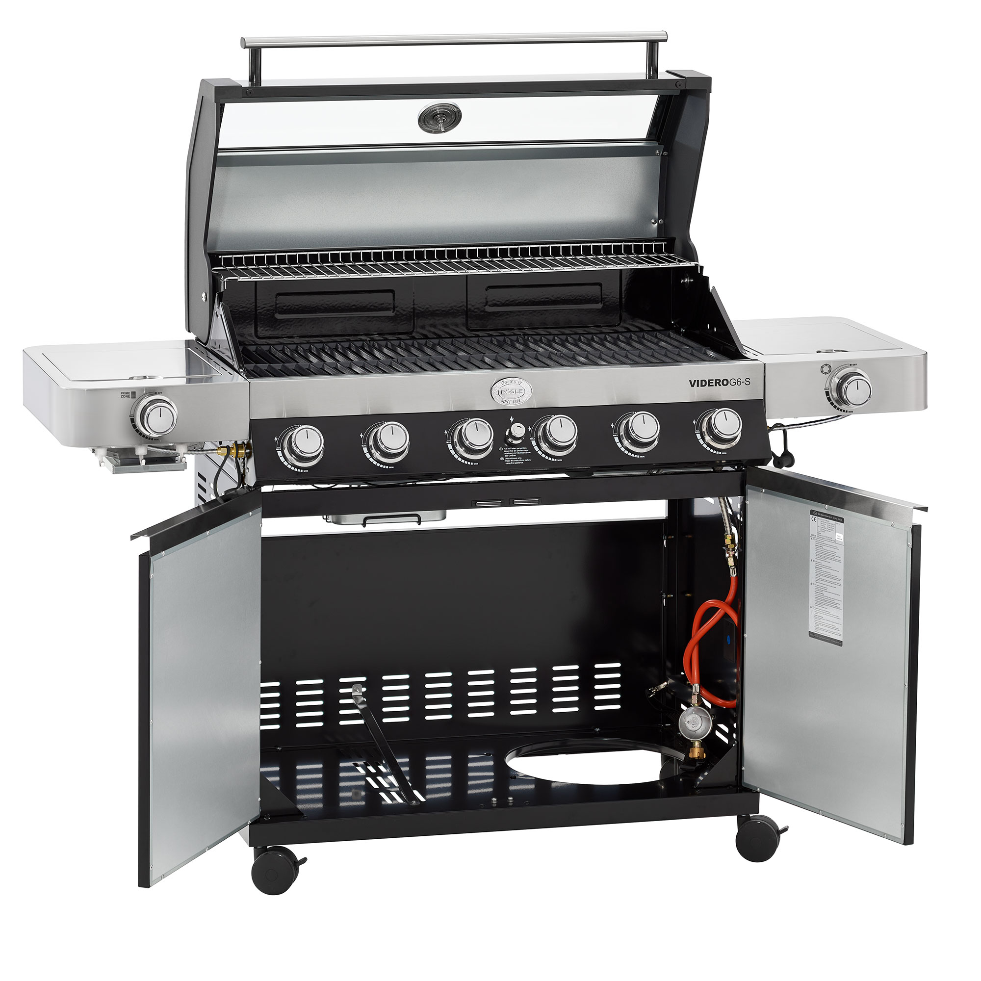 Gas barbecue grill OUTDOORCHEF model ASCONA 570 G 8.5 kW ALL BLACK 18.128.58 (Copia) (Copia) (Copia) (Copia) (Copia) (Copia) (Copia) (Copia) (Copia) (Copia) (Copia) - Image 3
