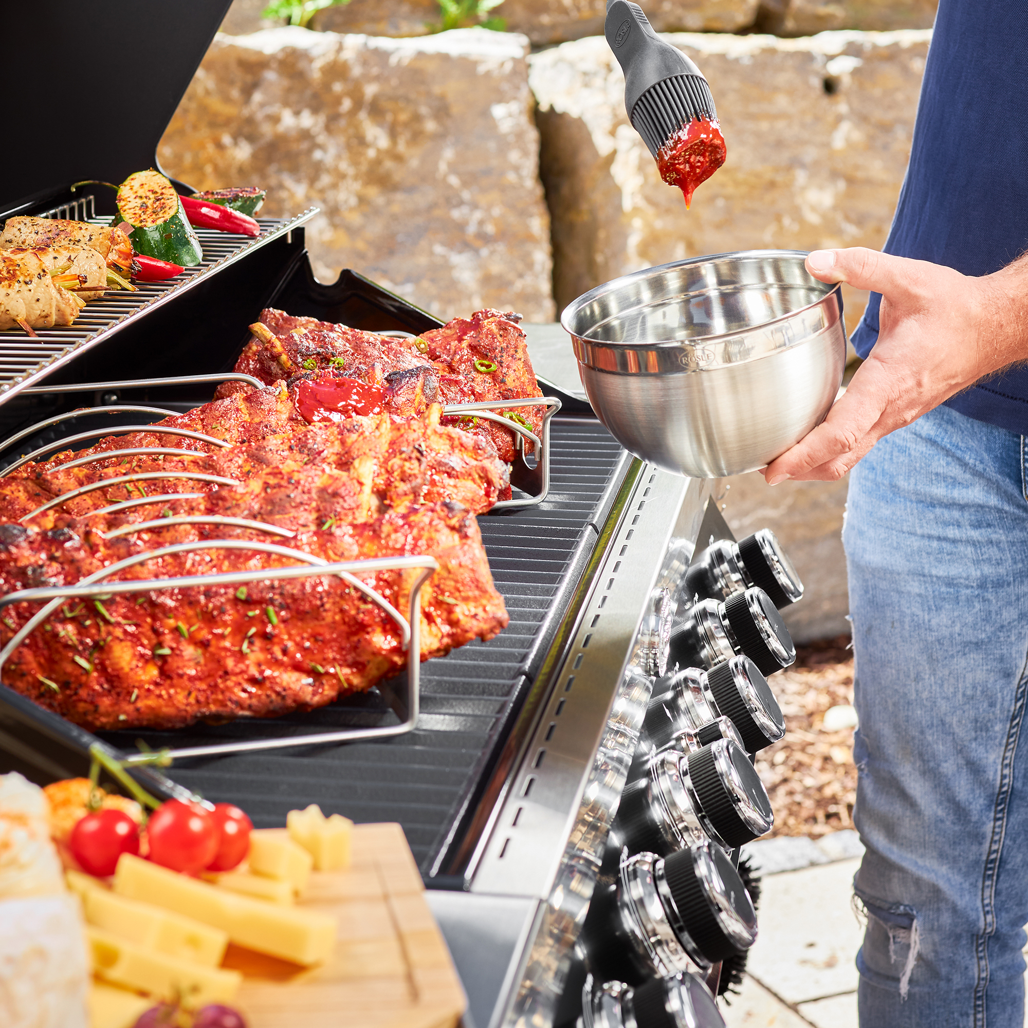 Gas barbecue grill OUTDOORCHEF model ASCONA 570 G 8.5 kW ALL BLACK 18.128.58 (Copia) (Copia) (Copia) (Copia) (Copia) (Copia) (Copia) (Copia) (Copia) (Copia) (Copia) - Image 7