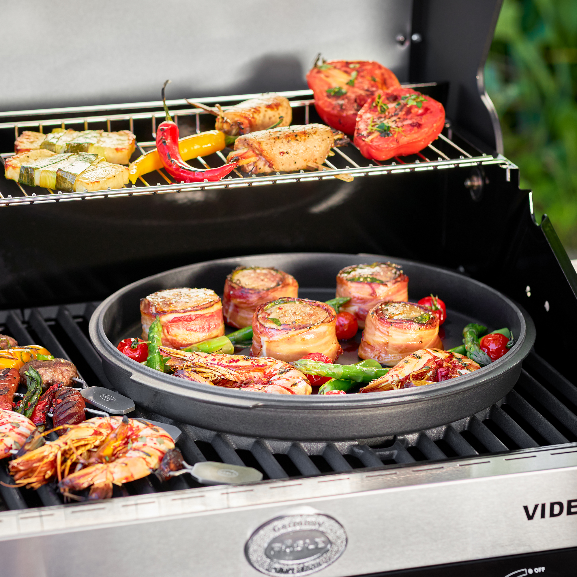Gas barbecue grill OUTDOORCHEF model ASCONA 570 G 8.5 kW ALL BLACK 18.128.58 (Copia) (Copia) (Copia) (Copia) (Copia) (Copia) (Copia) (Copia) (Copia) (Copia) (Copia) - Image 11