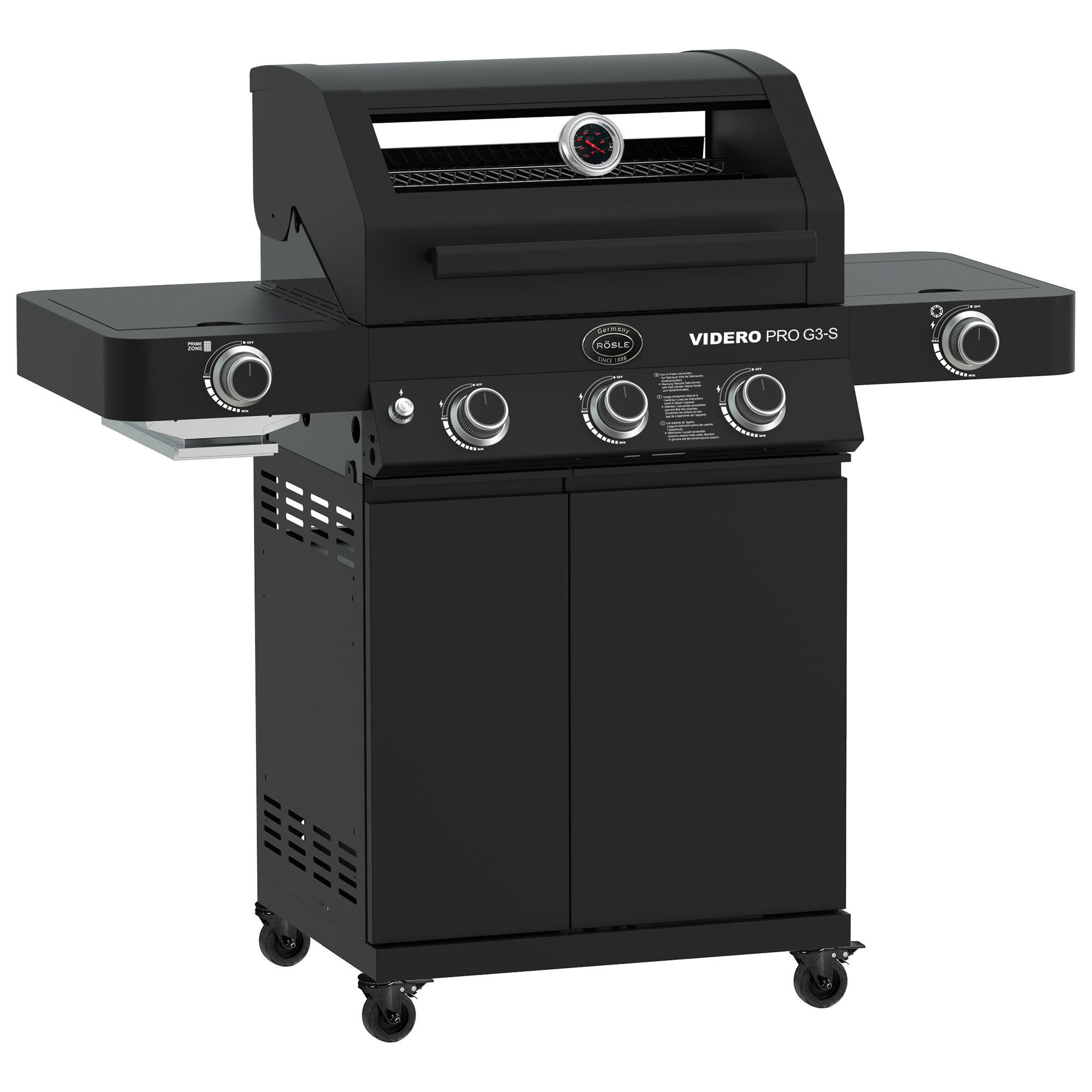 Barbecue a gas ROSLE modello VIDERO PRO G3-P