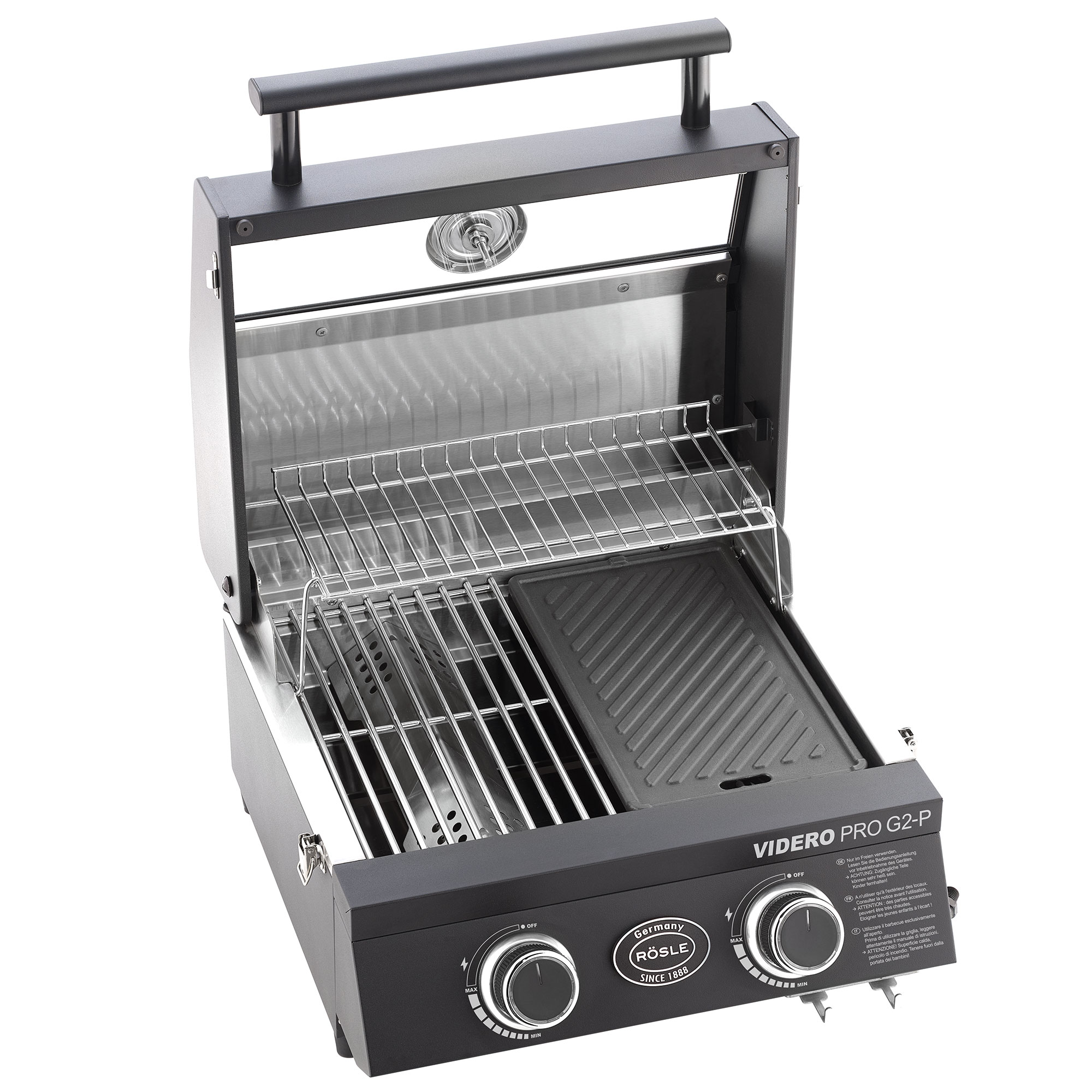 Barbecue a gas da incasso ROSLE modello VIDERO PRO G2-P - immagine 4