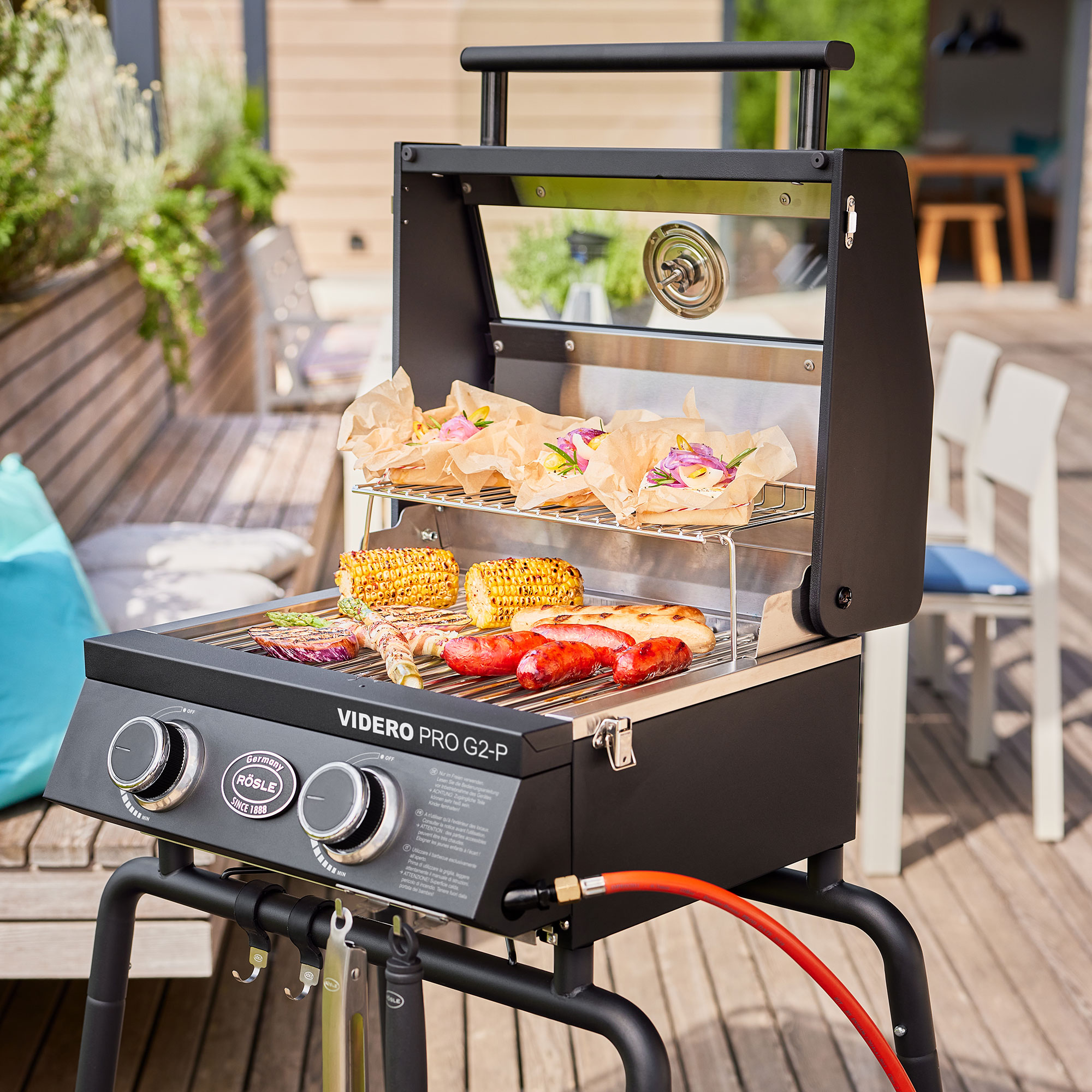 Barbecue a gas da incasso ROSLE modello VIDERO PRO G2-P - immagine 6