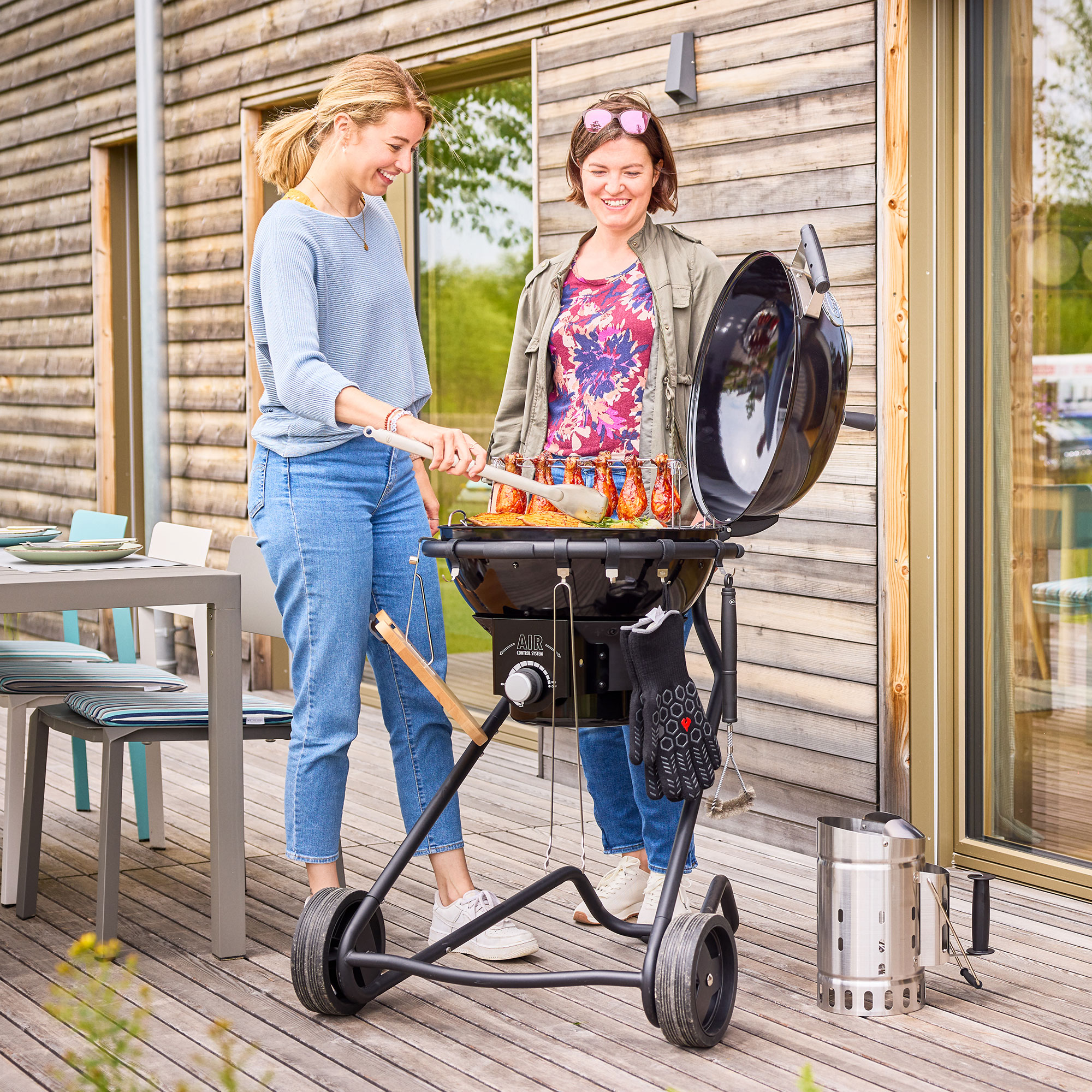 Barbecue a carbone ROSLE modello F50 AIR PRO VARIO - immagine 9
