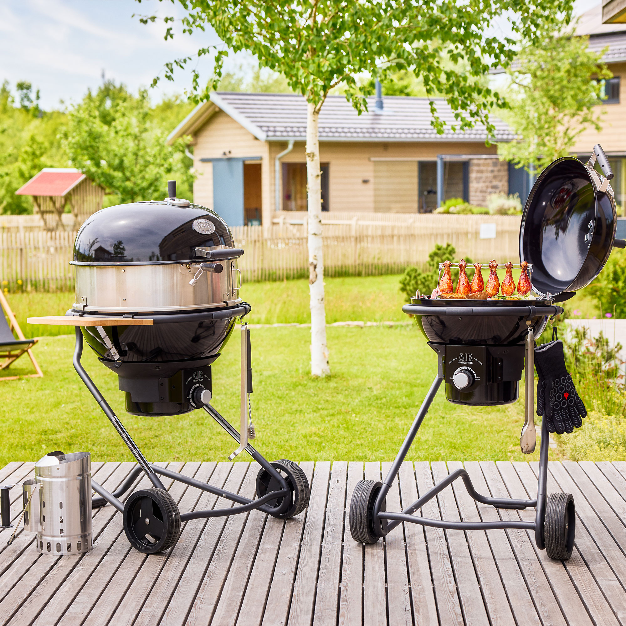 Barbecue a carbone ROSLE modello F50 AIR PRO VARIO - immagine 11