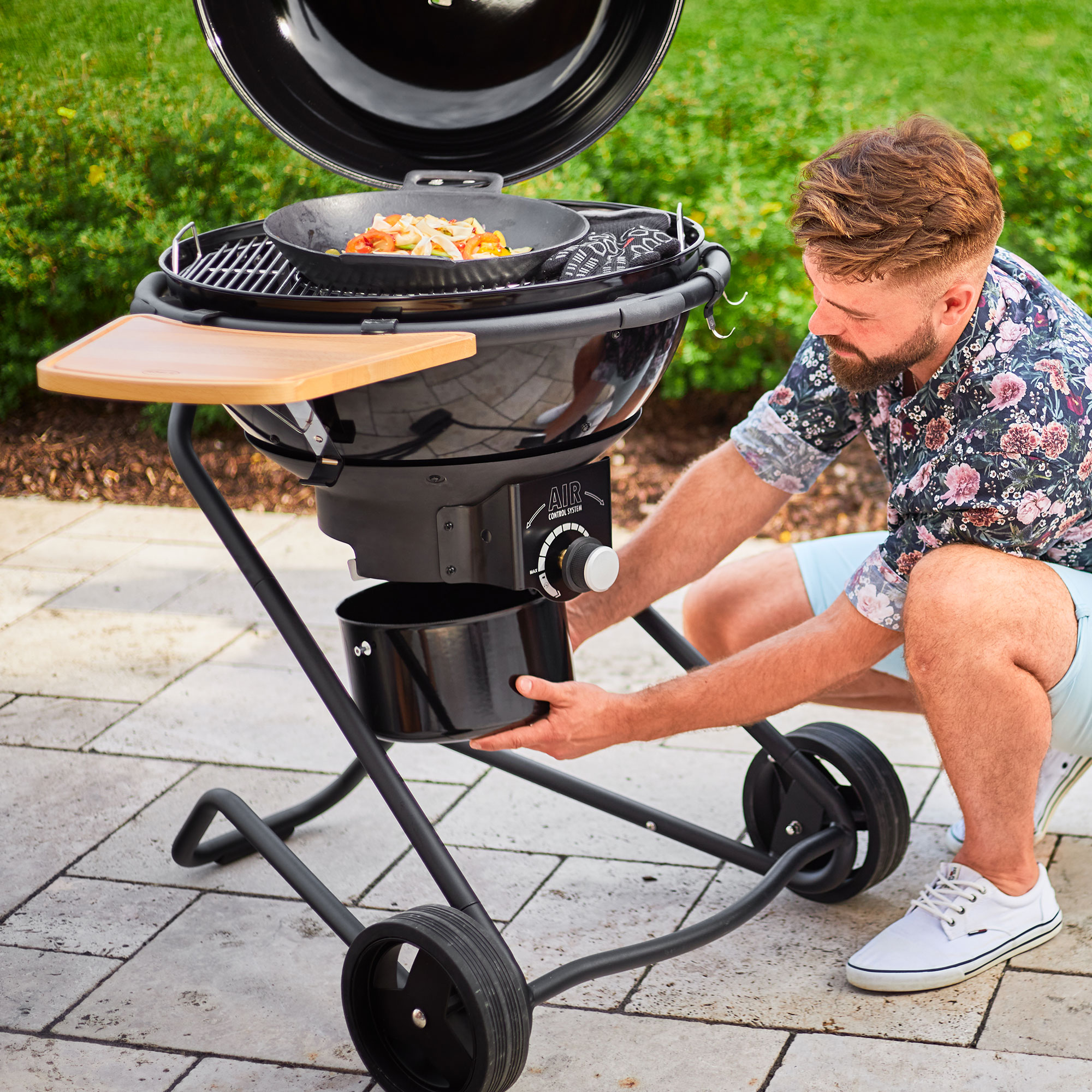 Barbecue a carbone ROSLE modello F60 AIR PRO VARIO - immagine 8