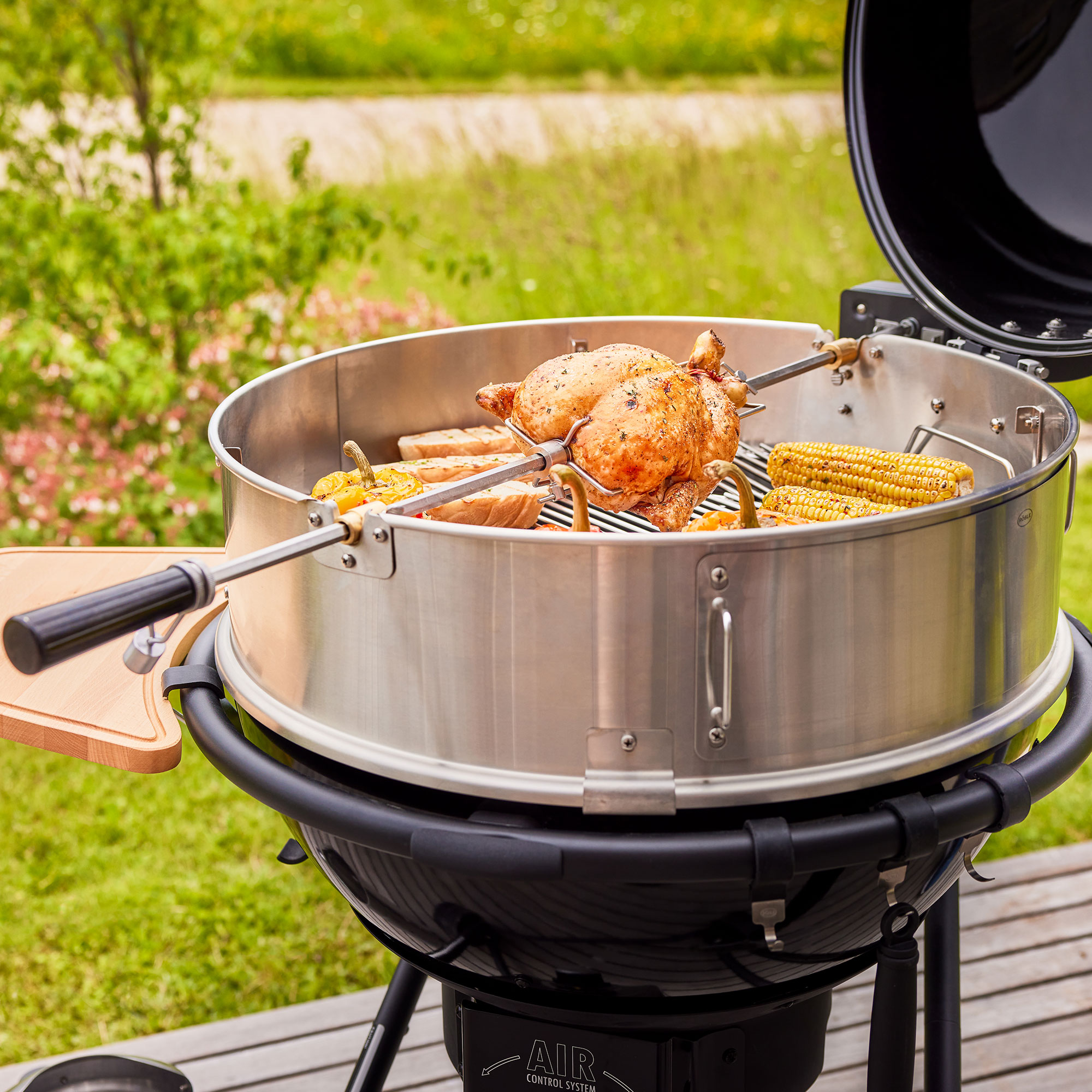 Barbecue a carbone ROSLE modello F60 AIR PRO VARIO - immagine 11