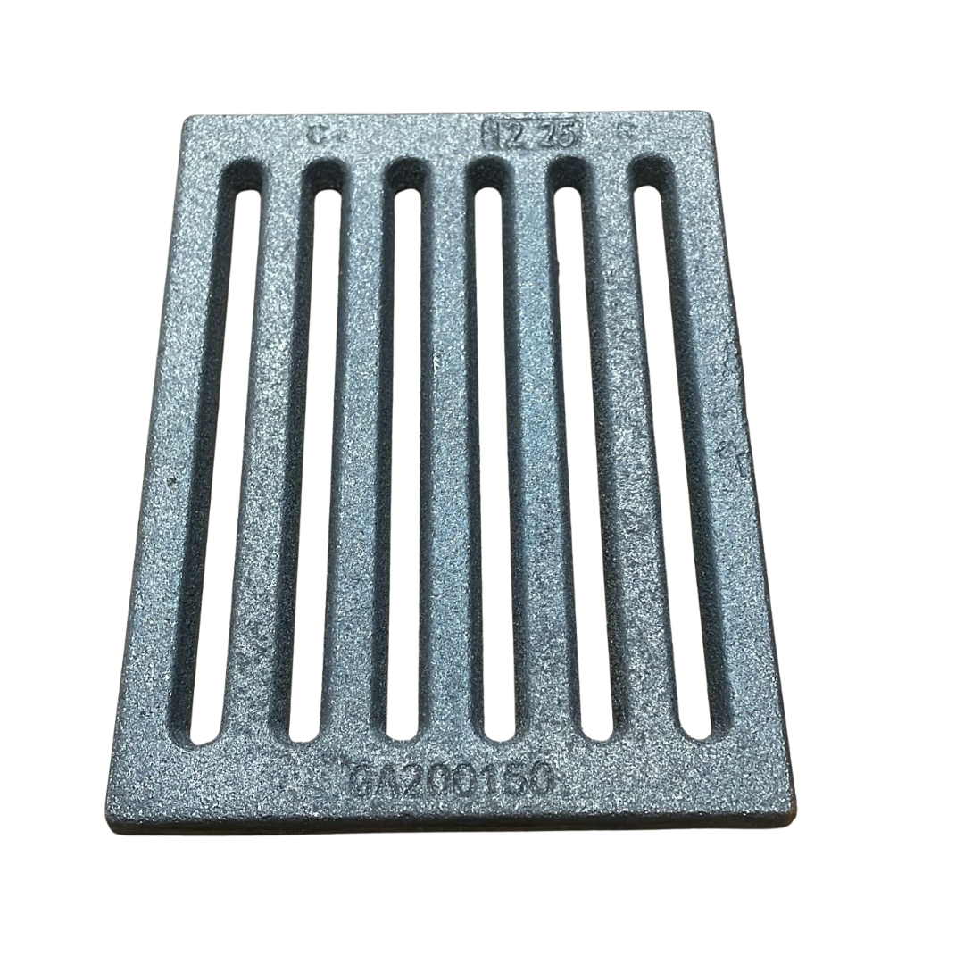 Griglia in ghisa caduta cenere per camini stufe a legna e focolari 20 X 15 CM CODICE GA200150 - immagine 3