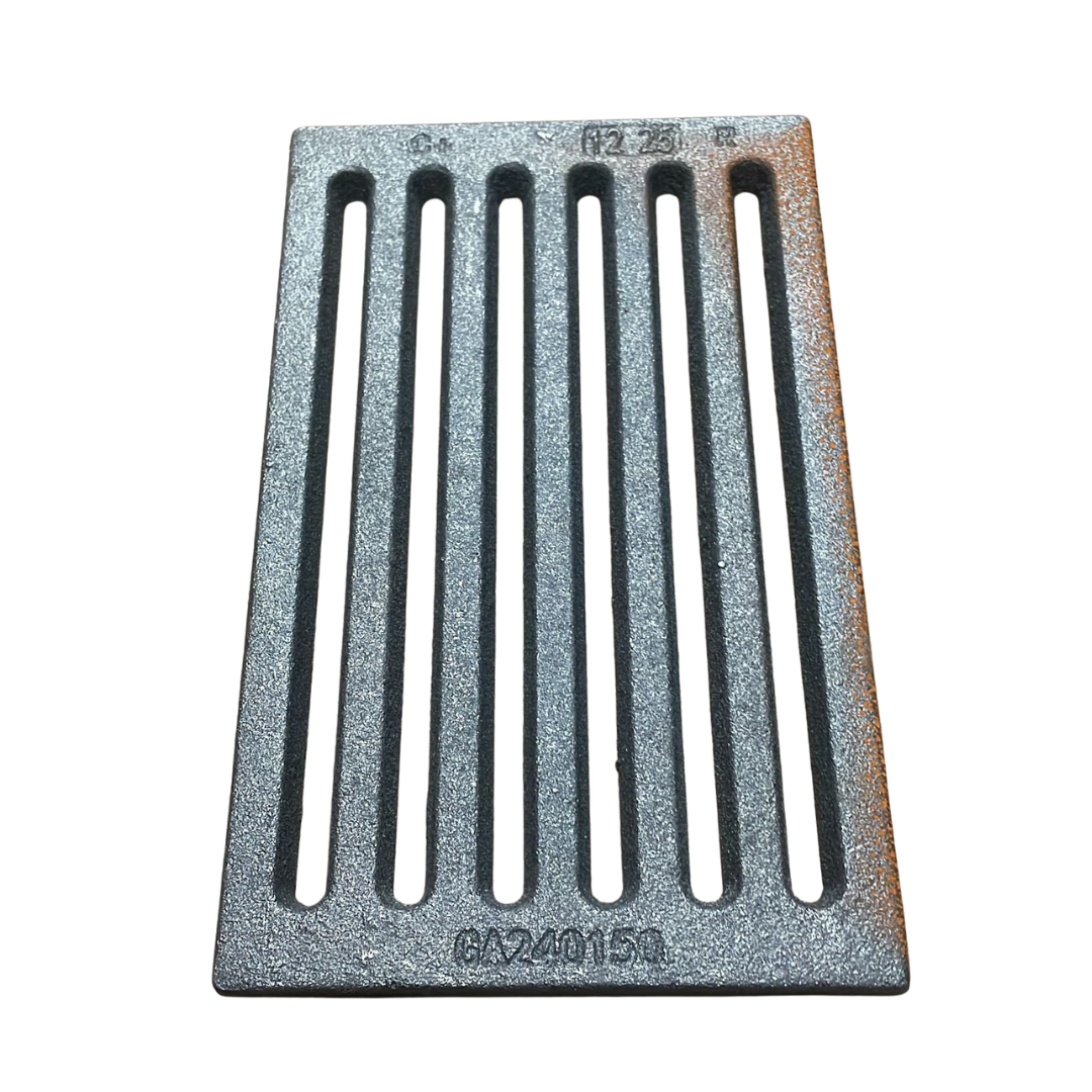 Griglia in ghisa caduta cenere per camini stufe a legna e focolari 24,0 x 15,0 cm CODICE GA240150 - immagine 3