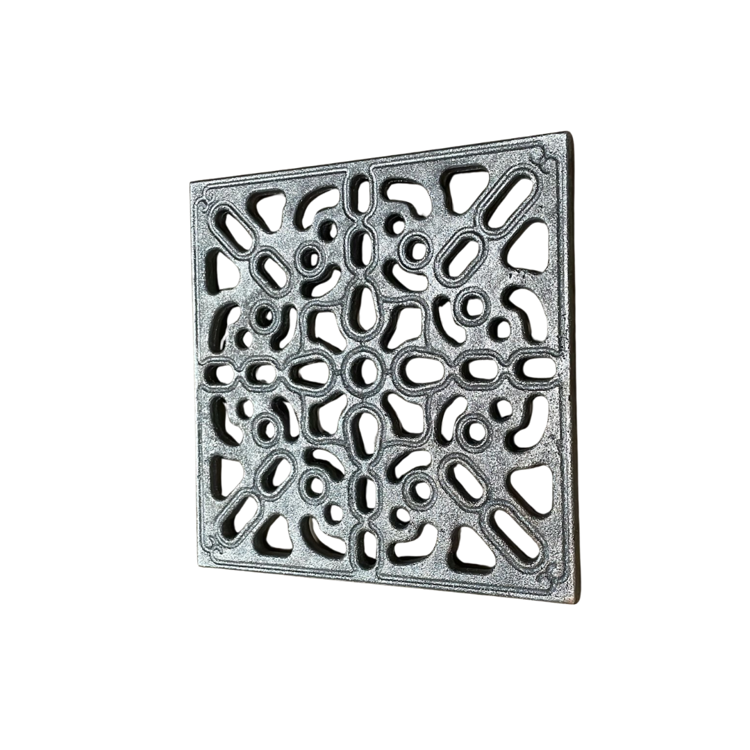 Griglia in ghisa caduta cenere per camini stufe a legna e focolari 20,0 x 20,0 cm CODICE GAD200200 - immagine 3
