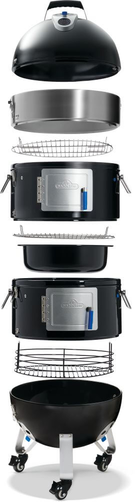Affumicatore bbq ad acqua a carbonella NAPOLEON modello APOLLO AS 22 K - Image 2