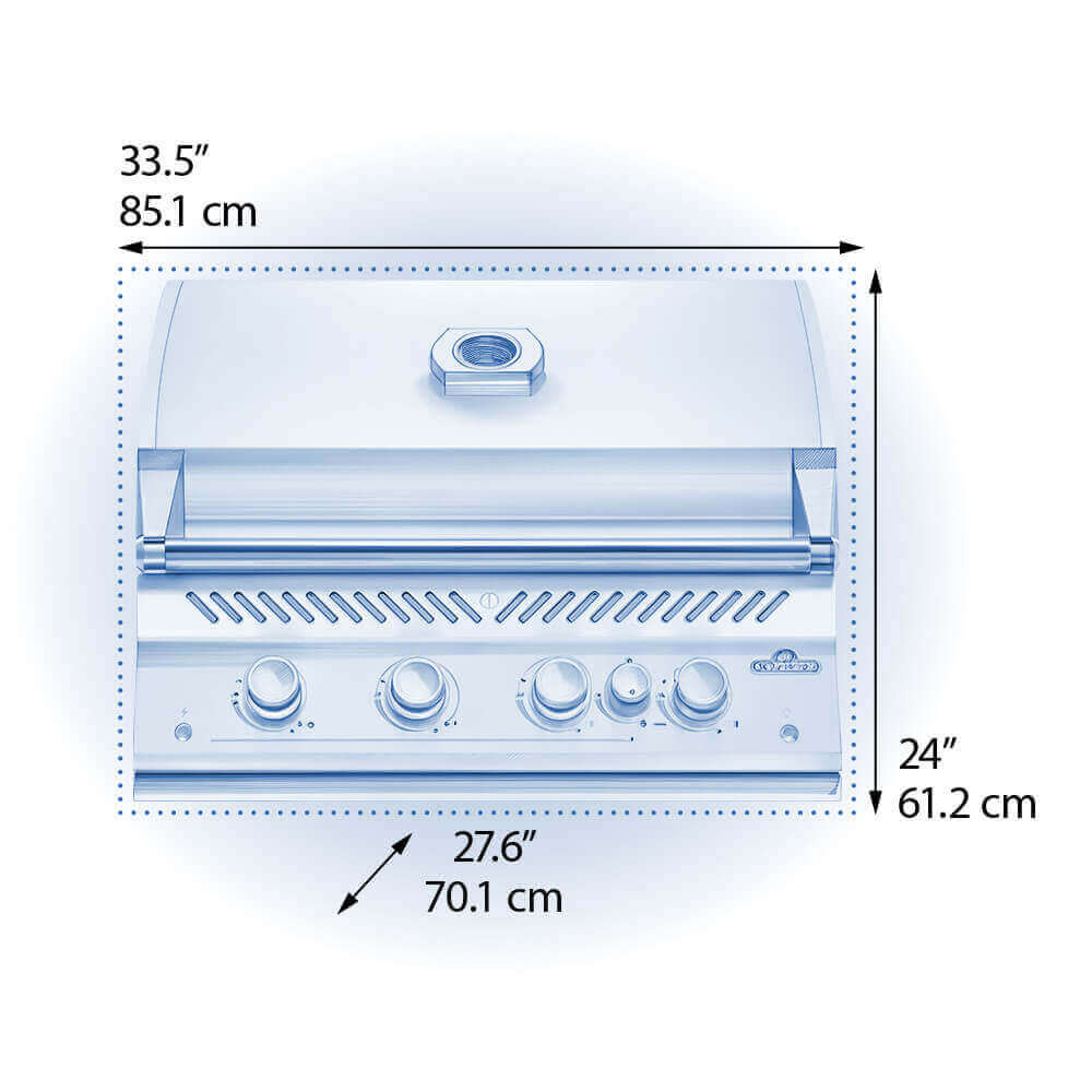 Barbecue a gas da incasso NAPOLEON modello BIG 32 RBPK - Image 6