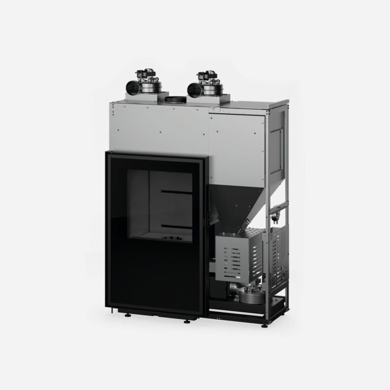 Inserto ibrido legna - pellet GIROLAMI GRID VERTICALE 9 - 12