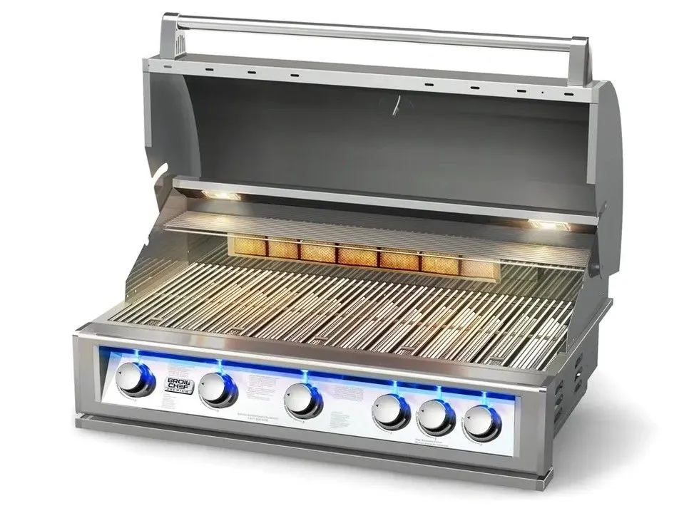 Barbecue a gas BROIL CHEF modello BUILT-IN PREMIUM 6 FUOCHI - immagine 2