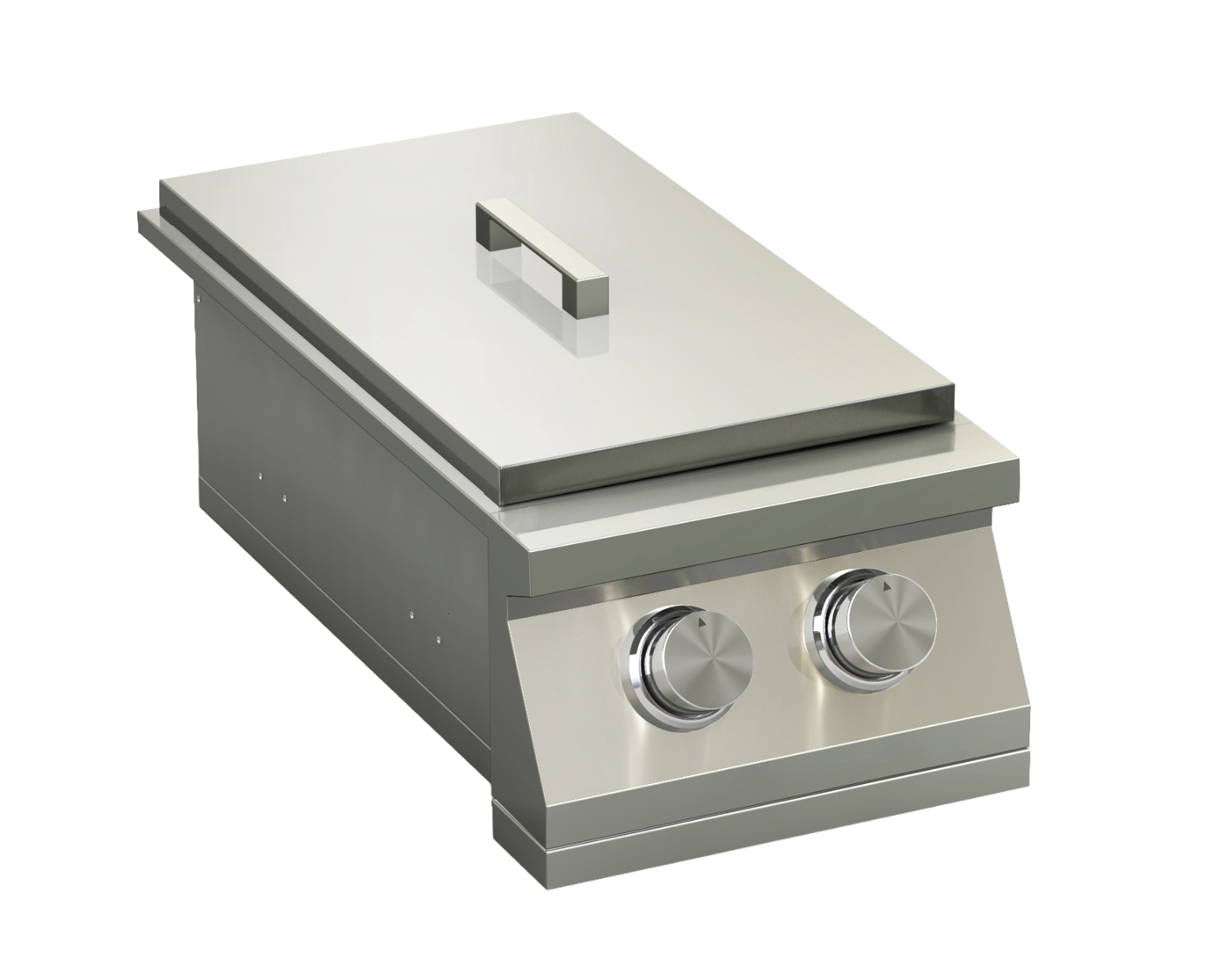 Barbecue a gas da incasso BROIL CHEF modello BUILT-IN PREMIUM 2 FUOCHI