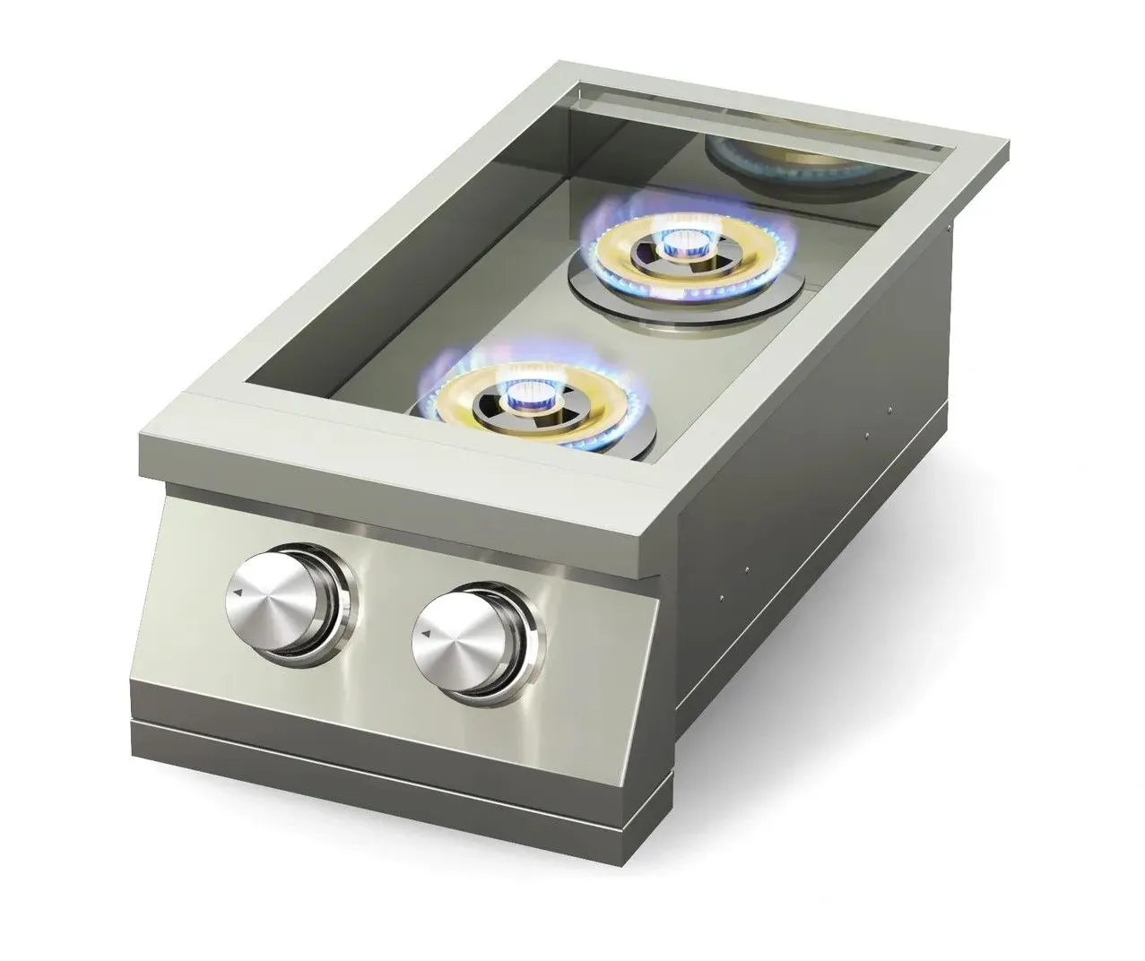 Barbecue a gas da incasso BROIL CHEF modello BUILT-IN PREMIUM 2 FUOCHI - immagine 2